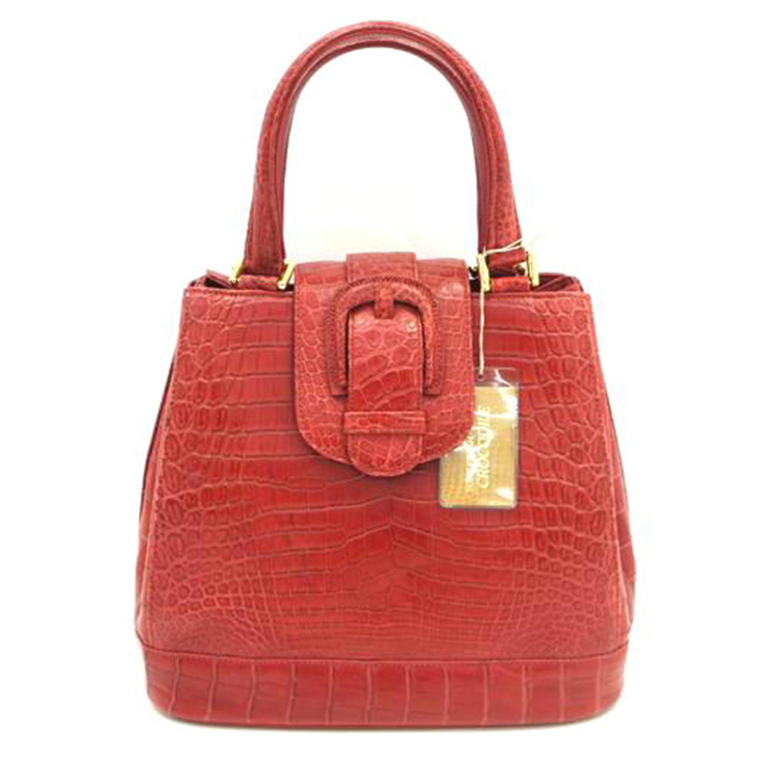 SUN－ACE サンエース/クロコダイルハンドバッグ//ABランク/24