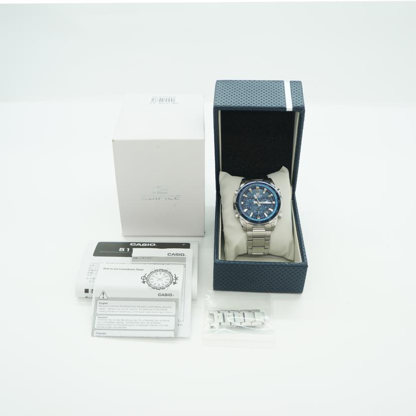 CASIO カシオ/EDIFCE／マルチバンド6／電波ソーラー/EQW-T670//007*****/ABランク/77