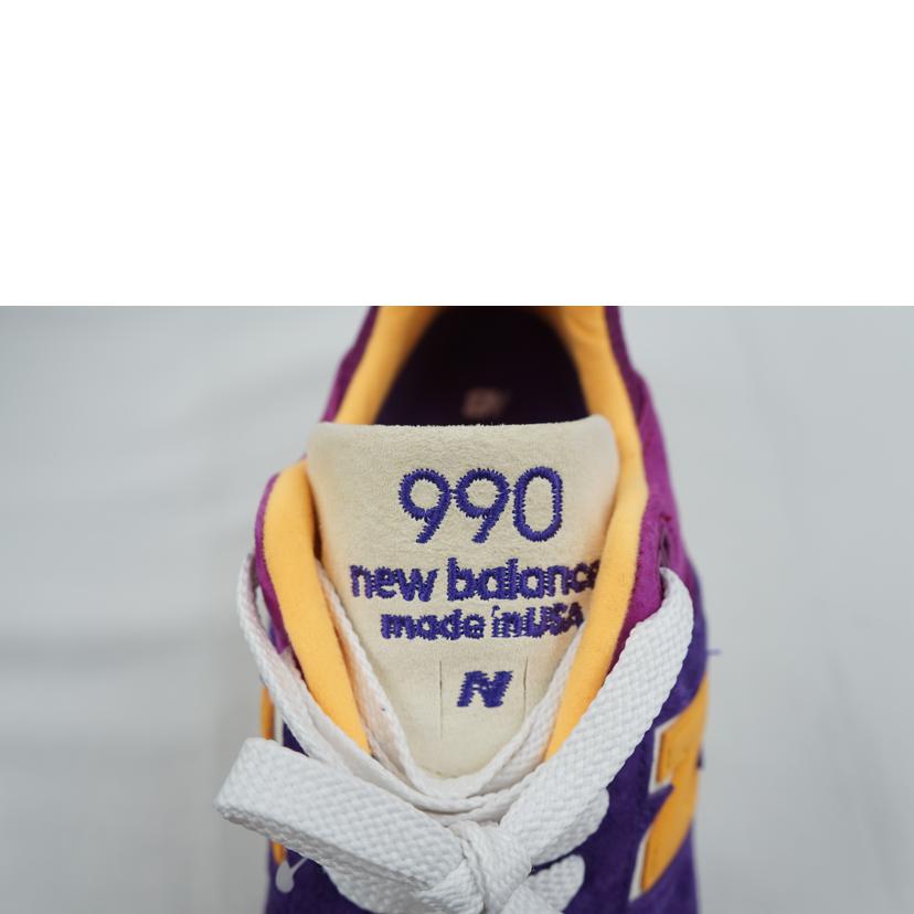 new　balance ニューバランス/NB　スニーカー990／パープル　27．0/M990PY2//Aランク/67