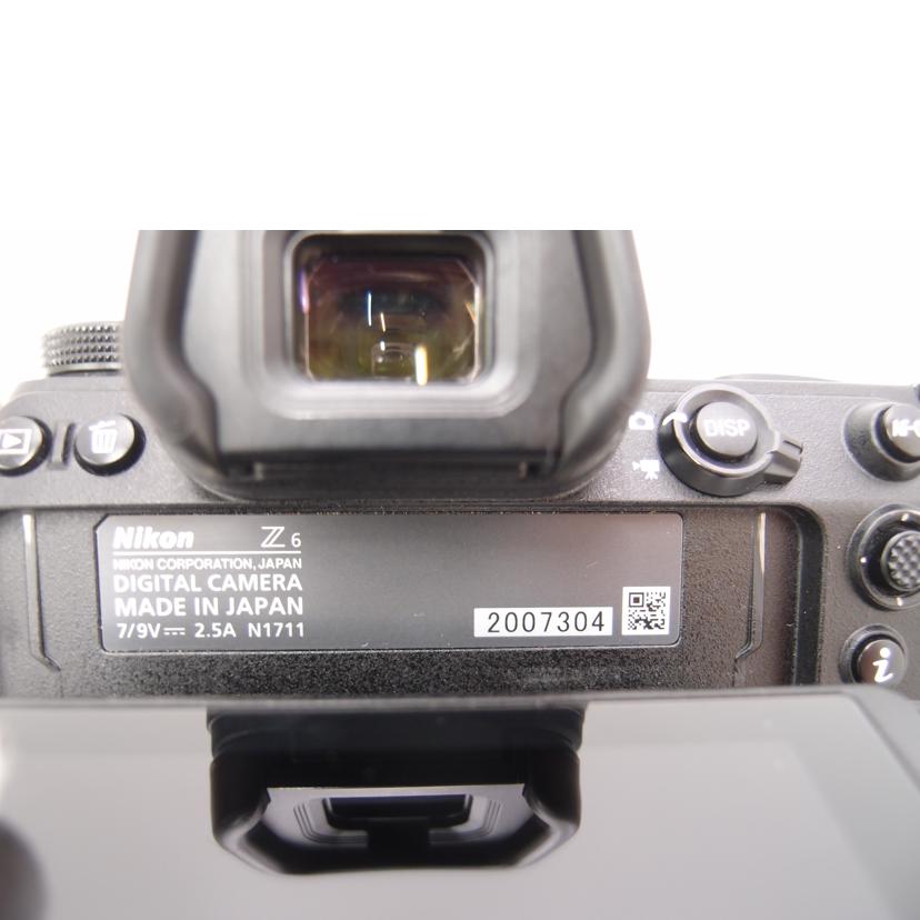 Nikon ニコン/Z6ボディ／ミラーレス一眼/Z6//2007304/ABランク/69