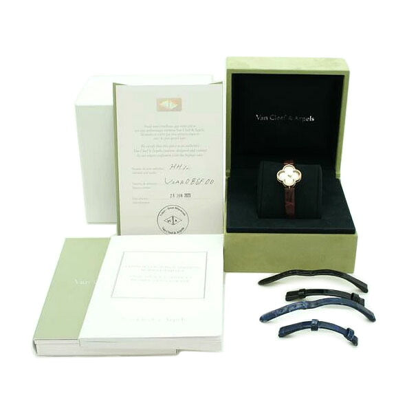 Vancleef＆Arpels ヴァンクリーフ＆アーペル/スウィートアルハンブラ750YG/ホワイトシェル/クオーツ/2386240//HH1*****/Aランク/91