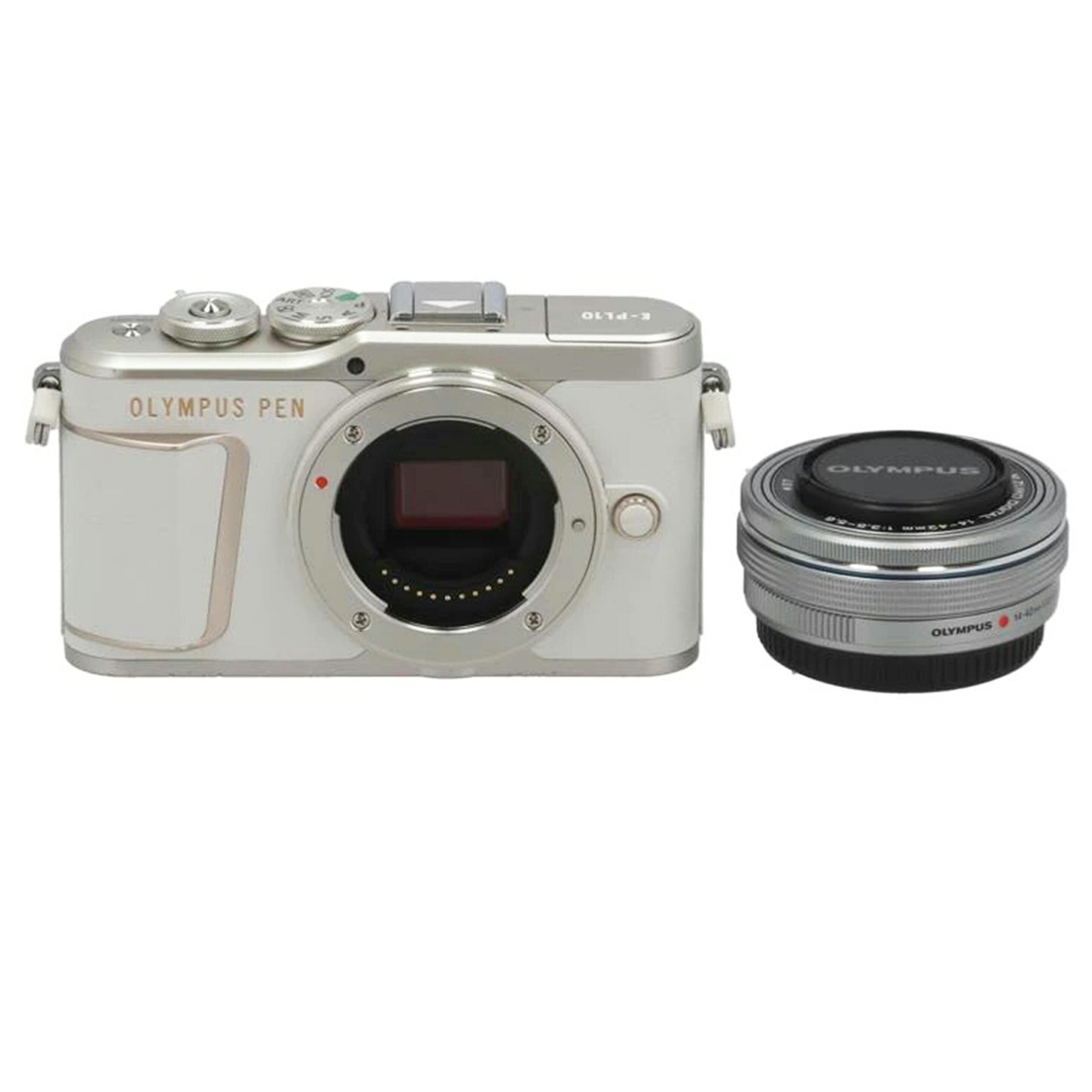 OLYMPUS オリンパス　/ミラーレス一眼　レンズキット/E-PL10 14-42mm EZ ﾚﾝｽﾞｷｯﾄ//BJAA28102/Bランク/22