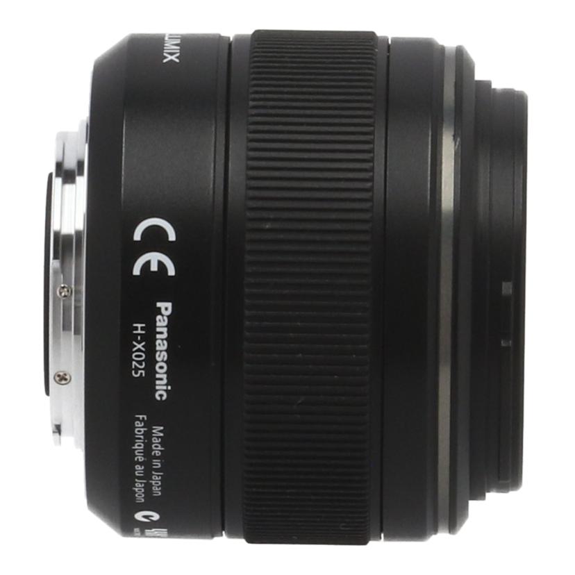 Panasonic パナソニック　/交換レンズ／ズミルックス25mm/H-X025//XT3DC001387/Bランク/62