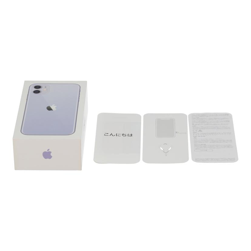 Apple　au アップル　/iPhone11　64GB/MWLX2J/A//F4GC90MSN739/Bランク/05