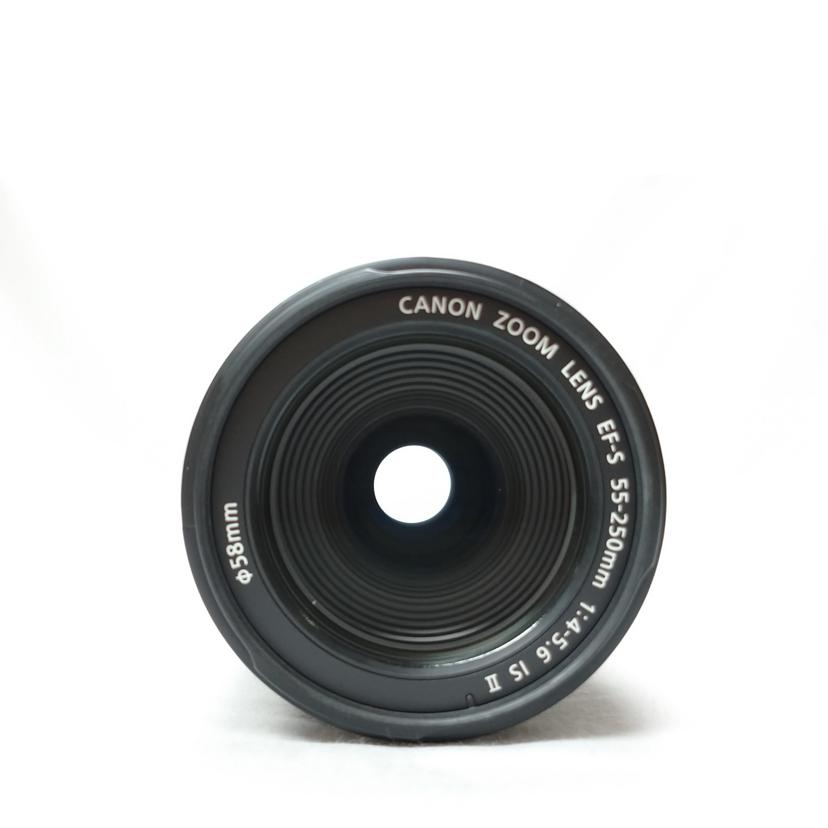 Canon キヤノン/望遠ズームレンズ/EF-S 55-250mm F4-5.6 IS Ⅱ//4942000908/Bランク/52