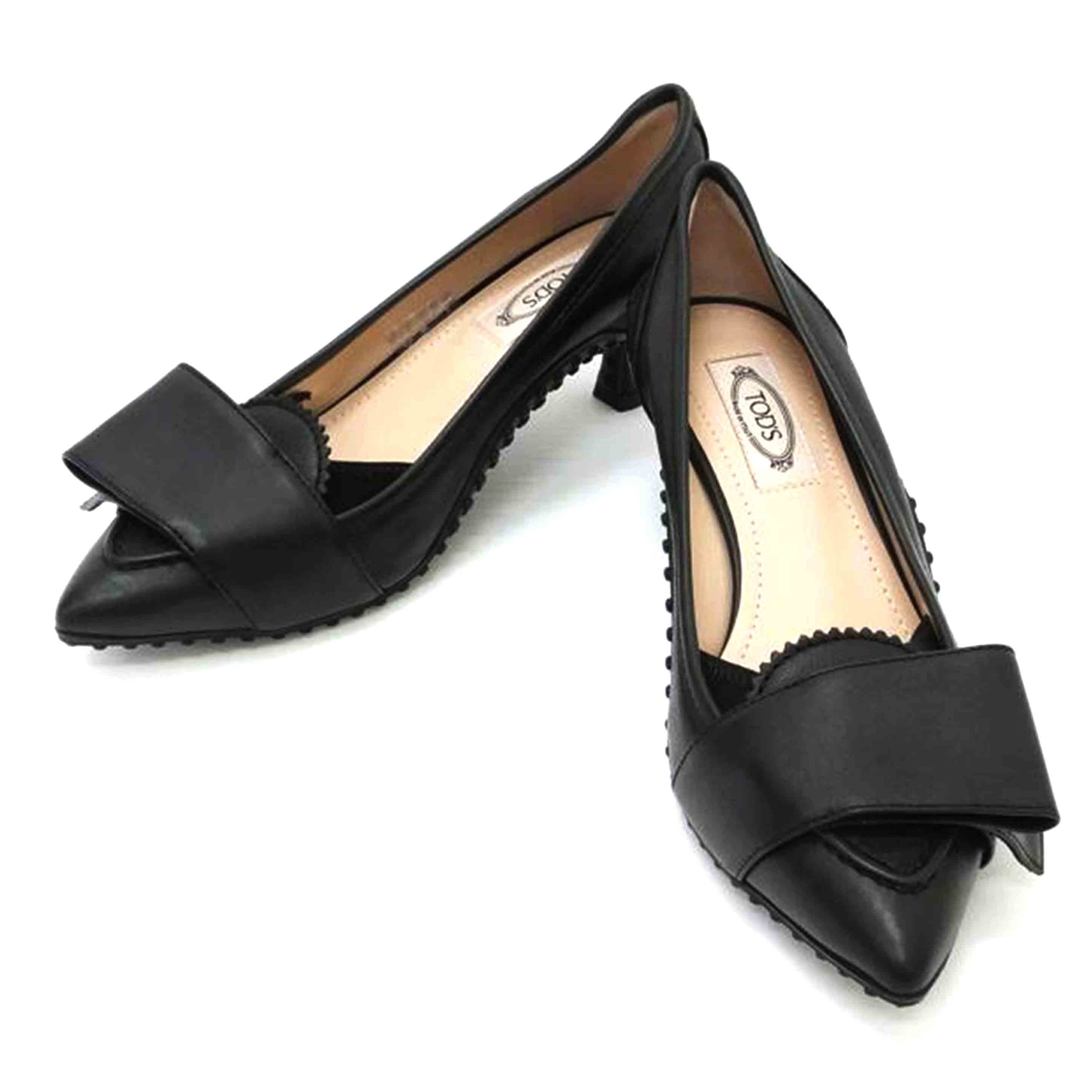 TOD＇S トッズ/ALESSANDRO　DELL’ACQUAコラボレザーパンプス//ABランク/88
