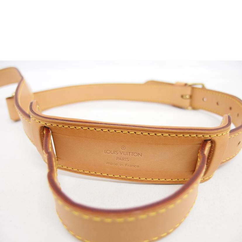 LV ルイヴィトン/ヌメ革ショルダーストラップ／約85～106cm//ABランク/04