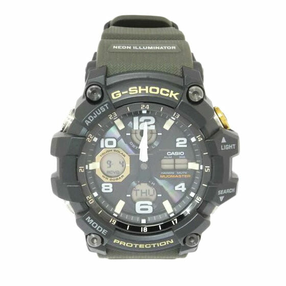 CASIO カシオ/G－SHOCK／マッドマスター／アナデジ／電波ソーラー/GWG-100-1A3//ABランク/88