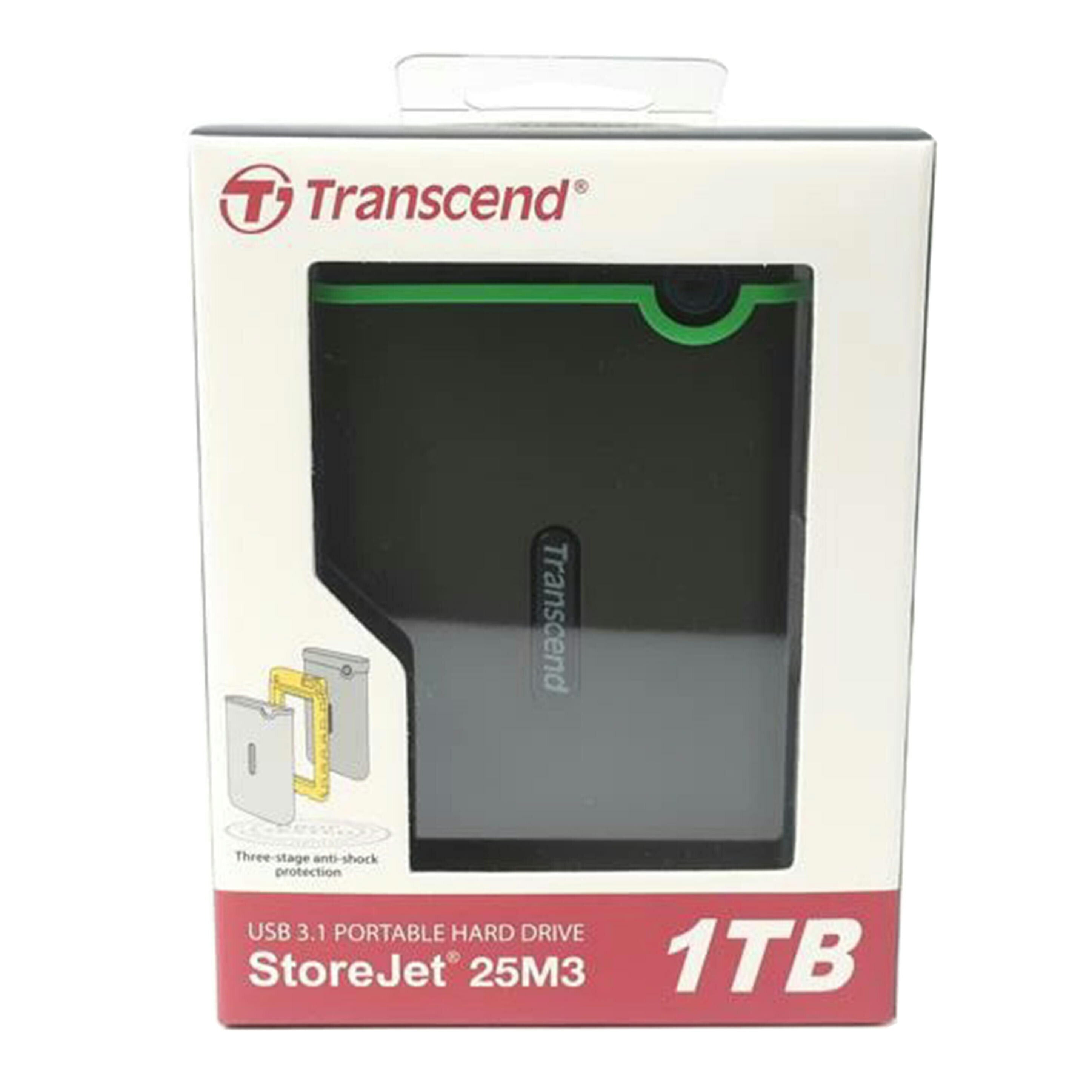 Transcend トランセンド/ポータブルSSD/TS1TSJ2533S//E334360640/Sランク/65