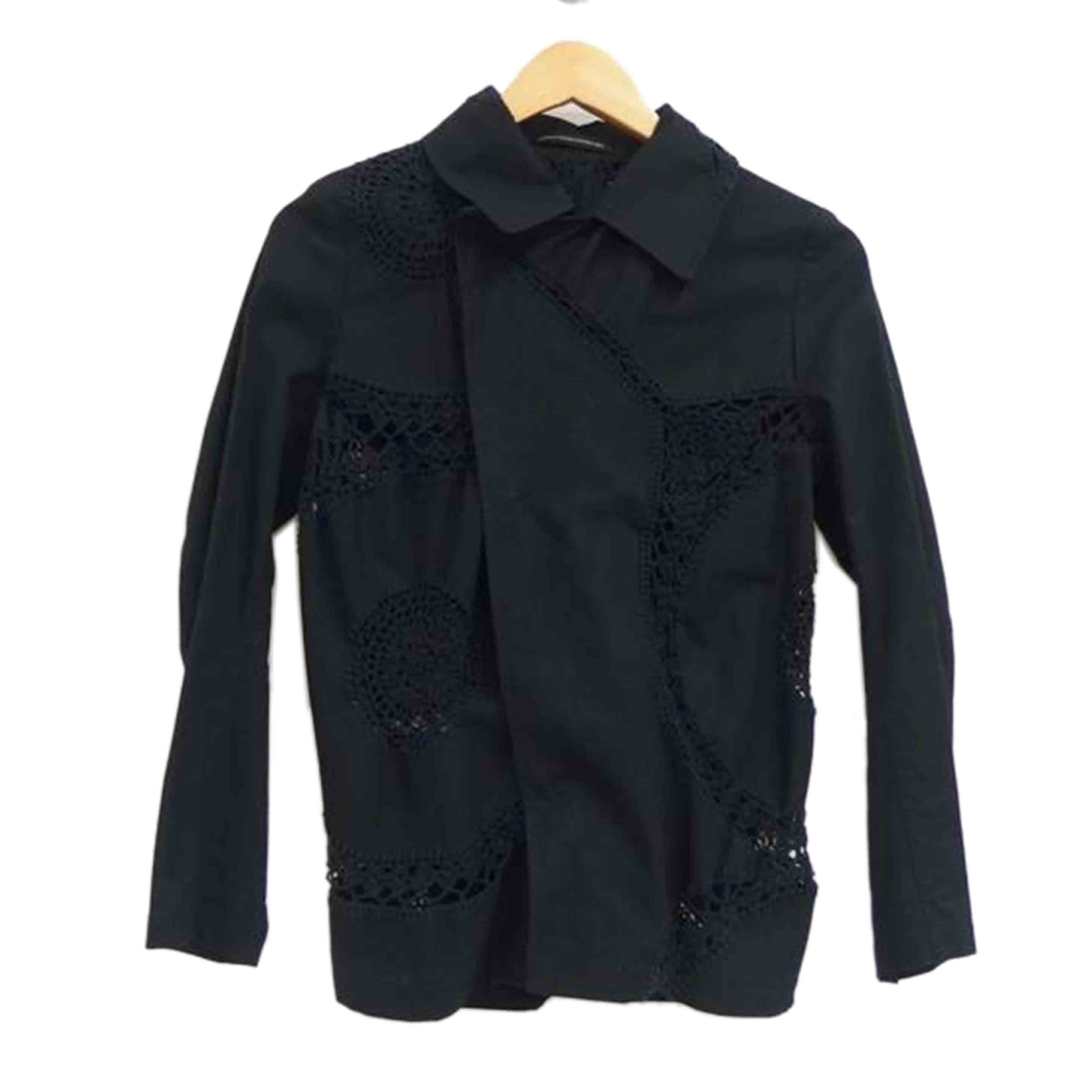 Y＇S ワイズ/Y＇Sクロシェ編みレースジャケット／ブラック/F86052//Bランク/82