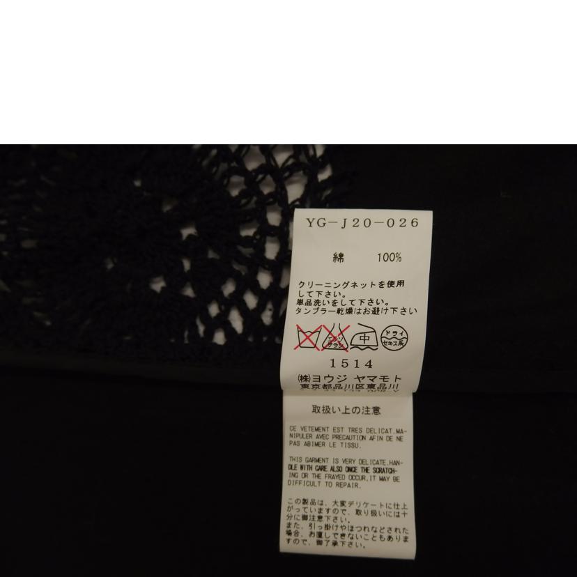 Y＇S ワイズ/Y＇Sクロシェ編みレースジャケット／ブラック/F86052//Bランク/82