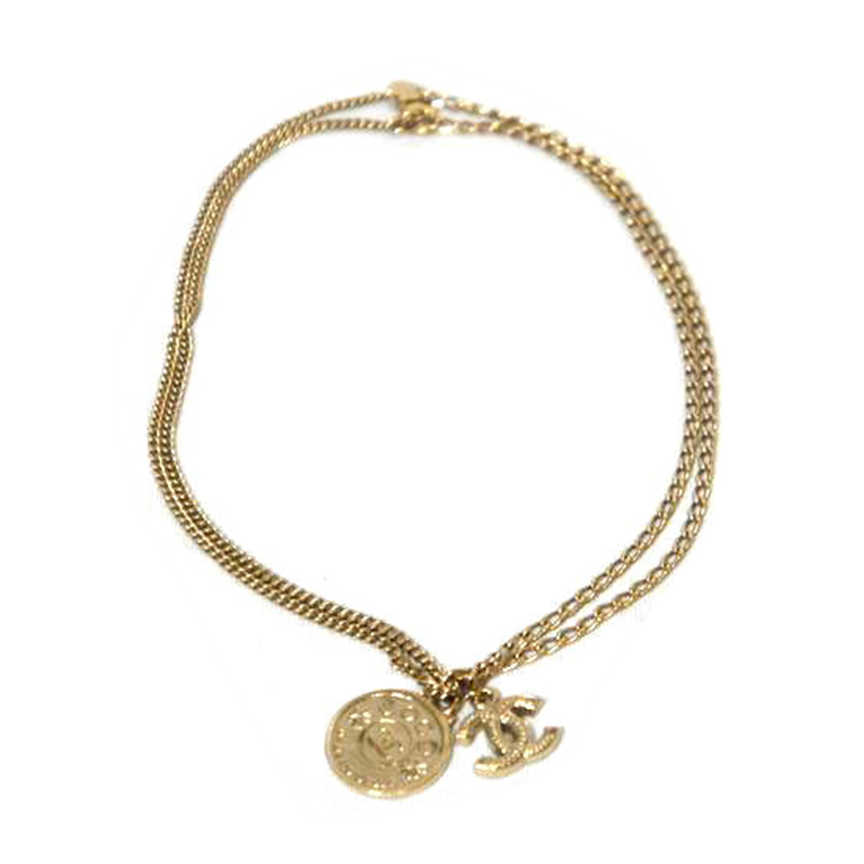 CHANEL シャネル/ココマークコインネックレス／40cm//Bランク/94