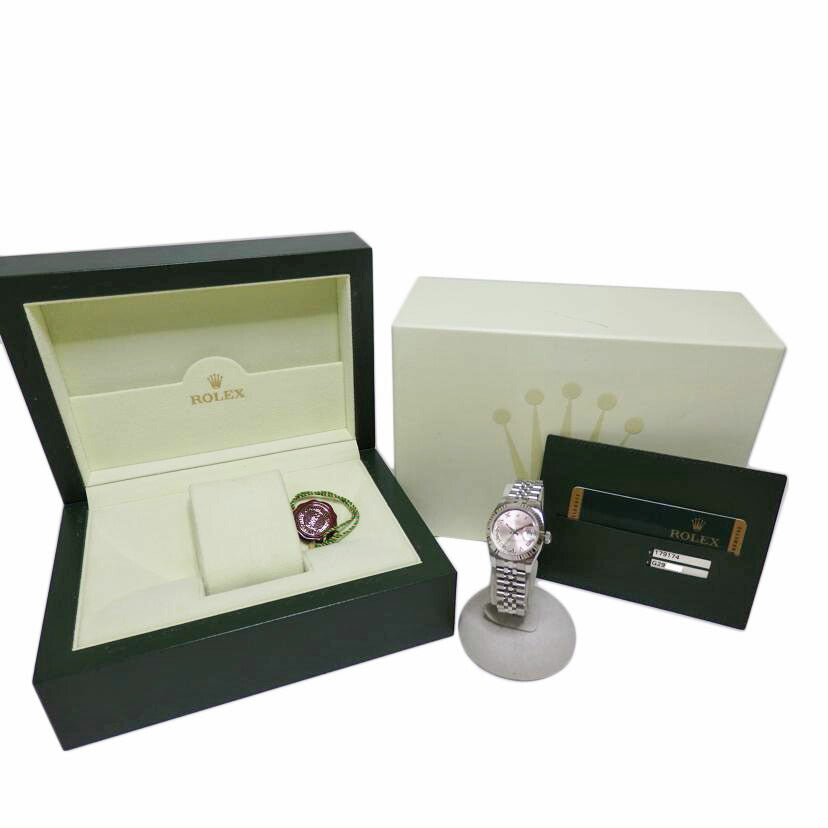 ROLEX ロレックス/レディ・デイトジャスト・ピンク／WG×SS／G番/179174//G29**********/SAランク/84