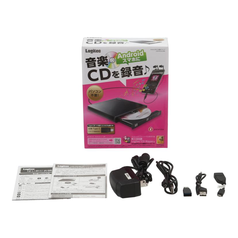 Logitec ロジテック　/Android用CD録音ドライブ/LDR-PMJ8U2RBK//7AG346200236S/Bランク/82