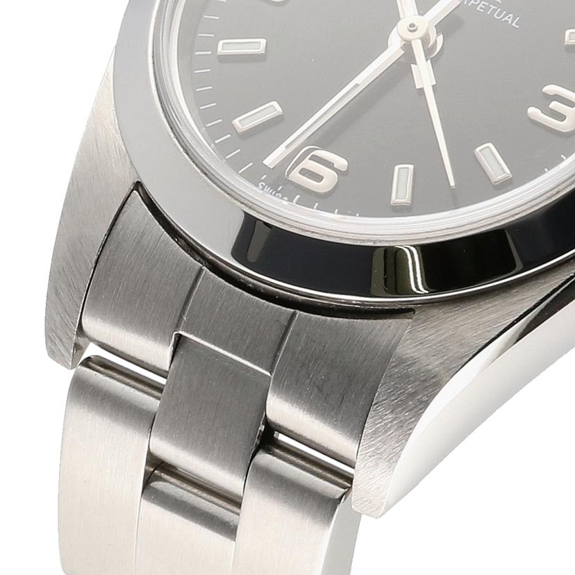 ROLEX ロレックス/オイスターパーペチュアル・レディース・ブラック/F番/76080//F60****/Aランク/75