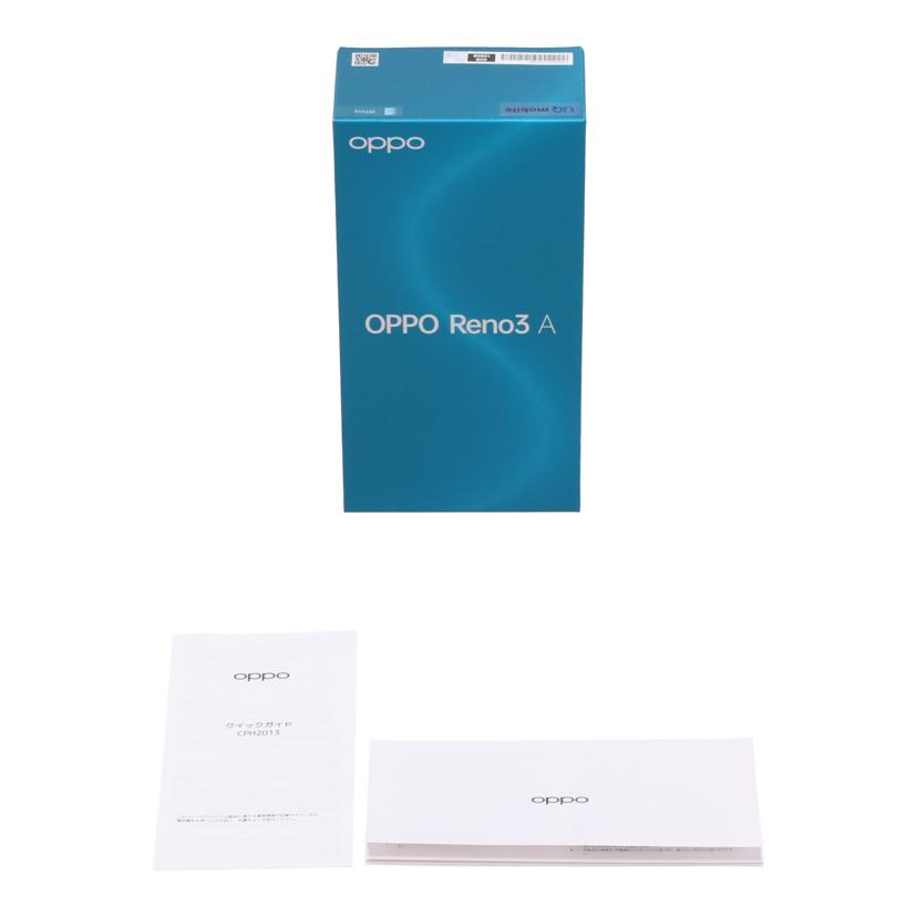OPPO　UQmobile オッポ　/スマートフォン／Reno3　A　128GB/CPH2013//719e7e0a/Bランク/63