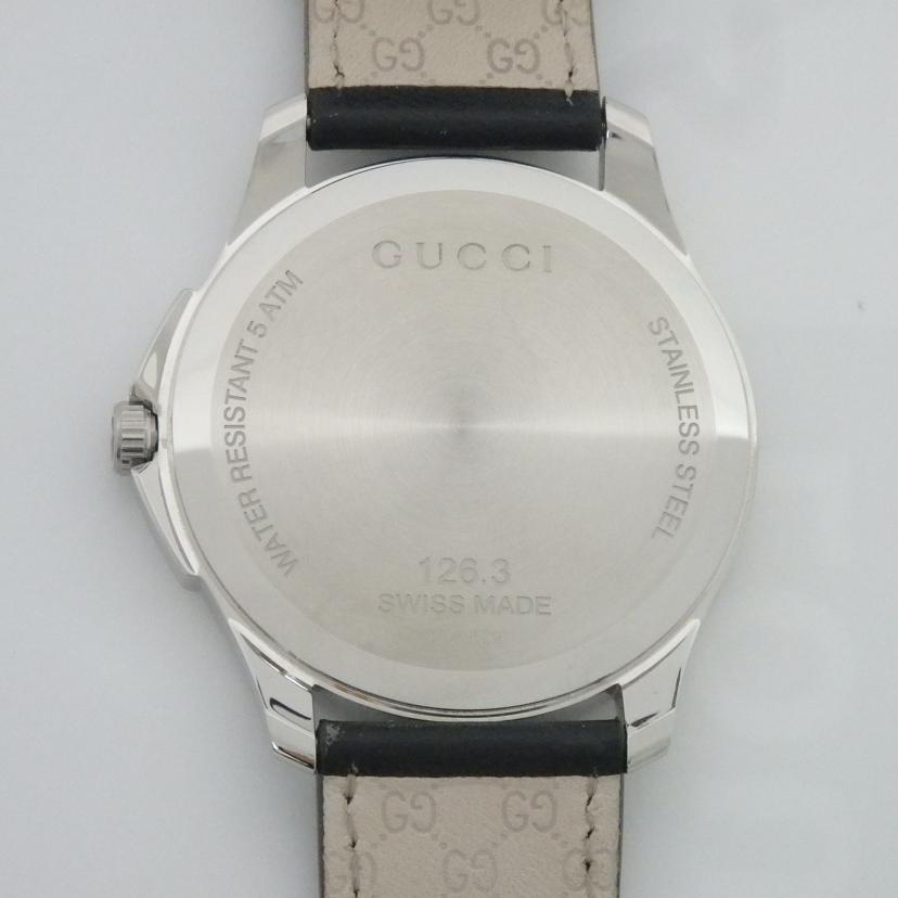 GUCCI グッチ/Gタイムレス／クオーツ／12Pダイヤ／シェル文字盤/YA1263007//139*****/ABランク/77