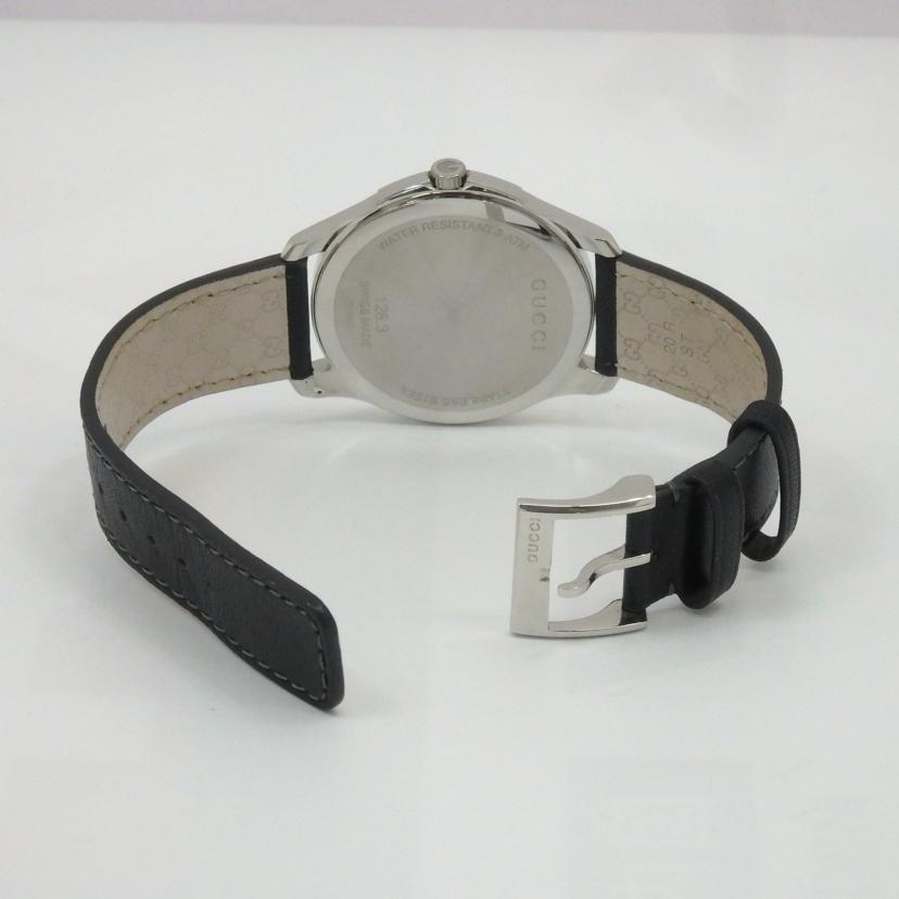 GUCCI グッチ/Gタイムレス／クオーツ／12Pダイヤ／シェル文字盤/YA1263007//139*****/ABランク/77