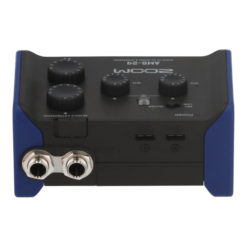 Zoom ズーム/オーディオインターフェース/AMS-24//C82008345/Aランク/77