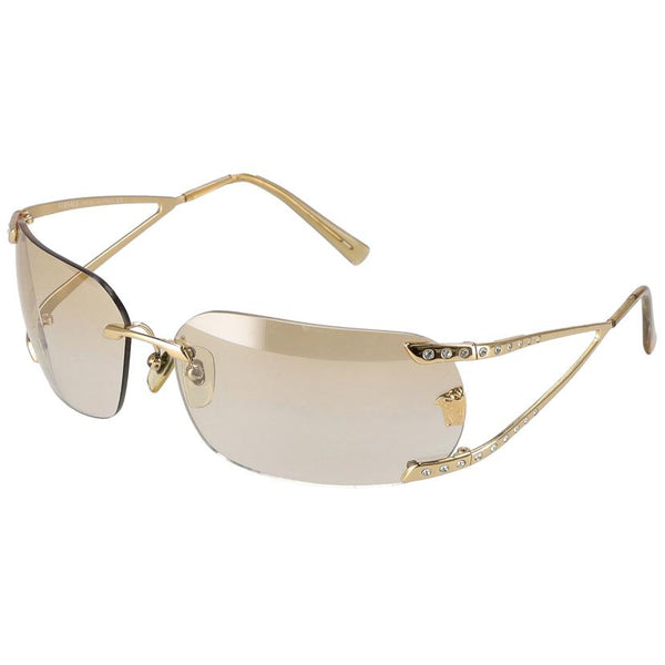versace ヴェルサーチ ラインストーン スター サングラス ケース付き 未使用】VERSACE ヴェルサーチ サングラス ケース付