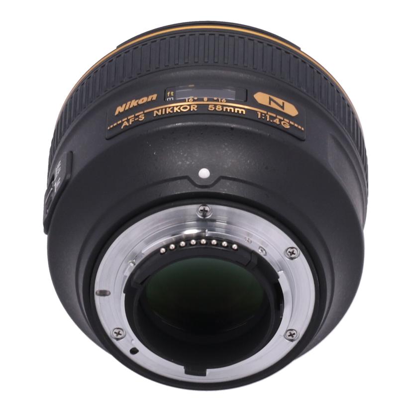 Nikon ニコン　/交換レンズ／58mm/AF-S 58mm f1.4G　//225529/ABランク/69