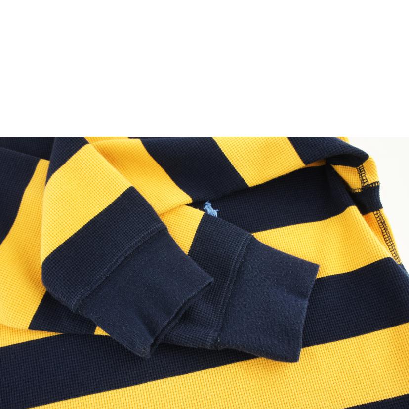 Ralph　Lauren ラルフローレン/POLOメンズインナー長袖　イエロー×ネイビー//Bランク/64