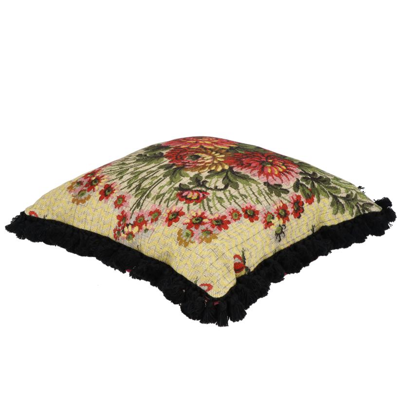 GUCCI／25 グッチ/グッチデコール／ジャガードクッション／花/529748//Aランク/75