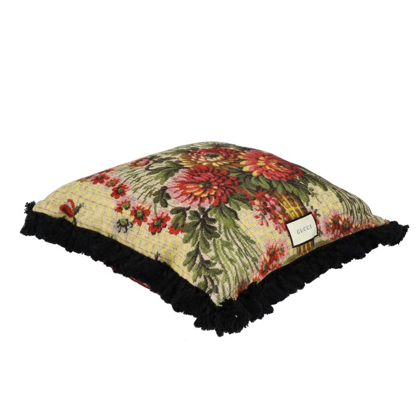 GUCCI／25 グッチ/グッチデコール／ジャガードクッション／花/529748//Aランク/75