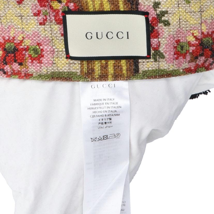 GUCCI／25 グッチ/グッチデコール／ジャガードクッション／花/529748//Aランク/75
