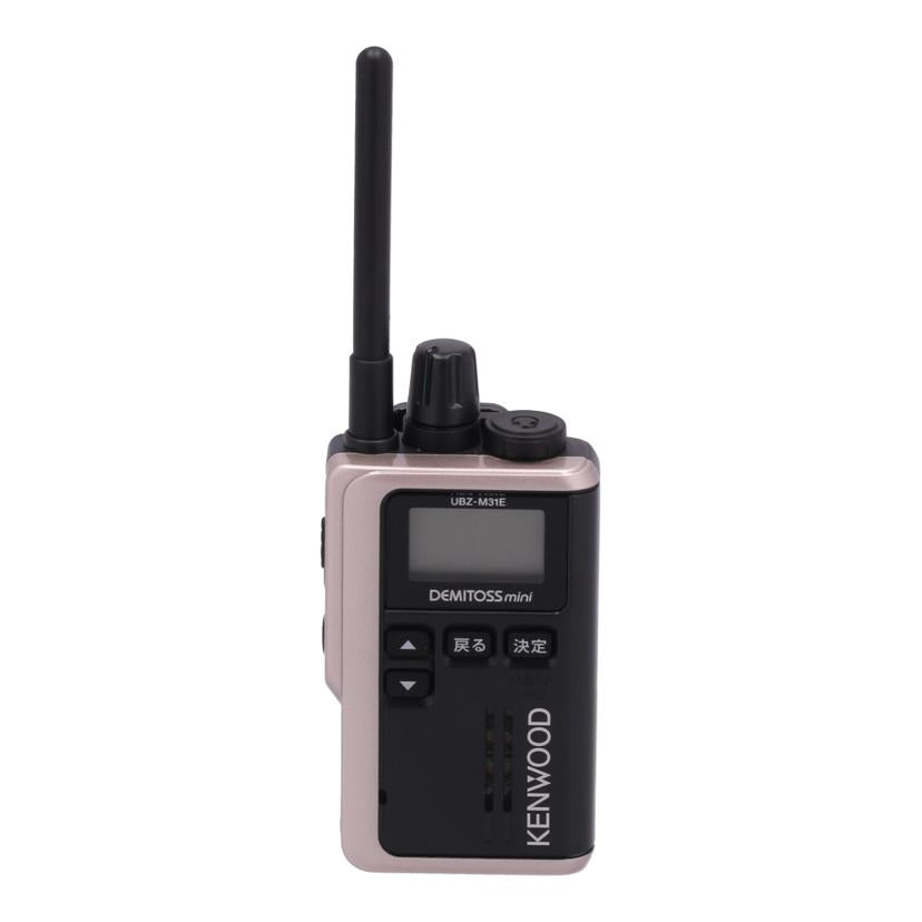 KENWOOD ケンウッド　/特定小電力トランシーバー/UBZ-M31E//C1811126/Bランク/62