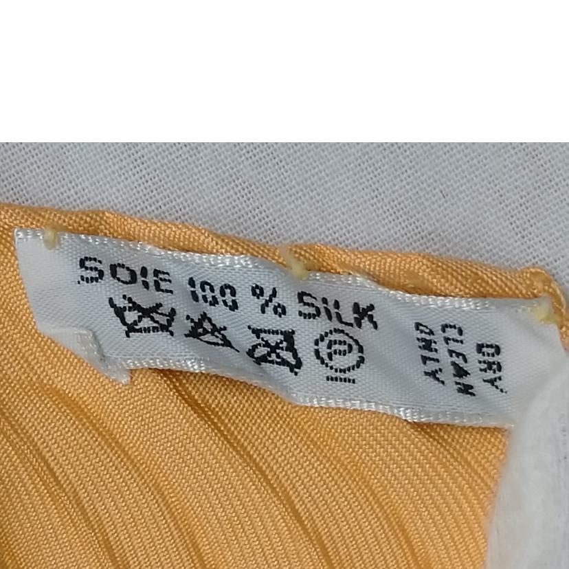 HERMES エルメス/プリーツカレ　AXISMUNDI　シルクスカーフ//Bランク/52