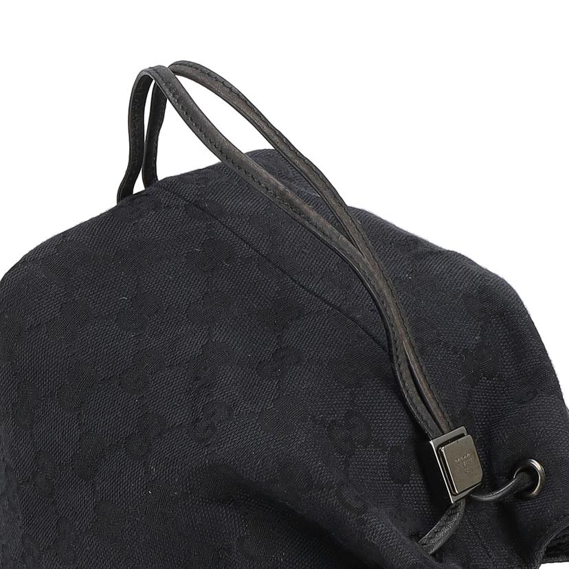 GUCCI グッチ/GGキャンバス巾着ポーチ/ブラック/039.0973//002***/Bランク/78