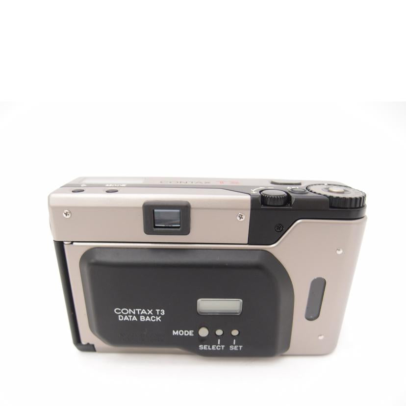 CONTAX T3 コンパクトフィルムカメラ チタンシルバー CONTAX