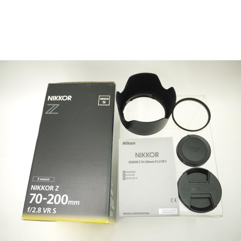 Nikon ニコン/一眼レフレンズ/Nikkor Z 70-200mm F2.8 VR S//20040773/ABランク/69