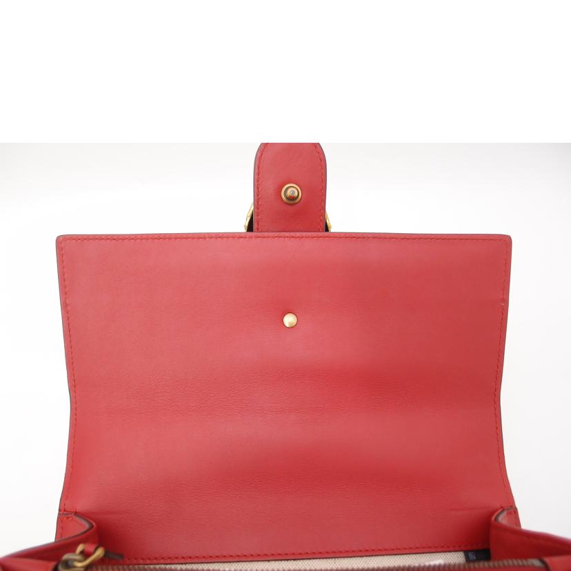 GUCCI/ディオニソスバンブー2wayバック／レッド/448075//204***/Aランク/69