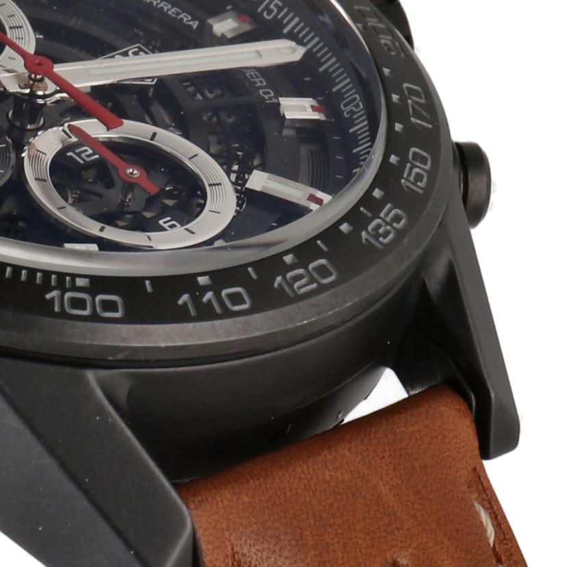 TAG　HEUER タグホイヤー/カレラ・キャリバーホイヤー01／自動巻／レザーベルト/CAR2090.BH0729//RQU****/ABランク/75