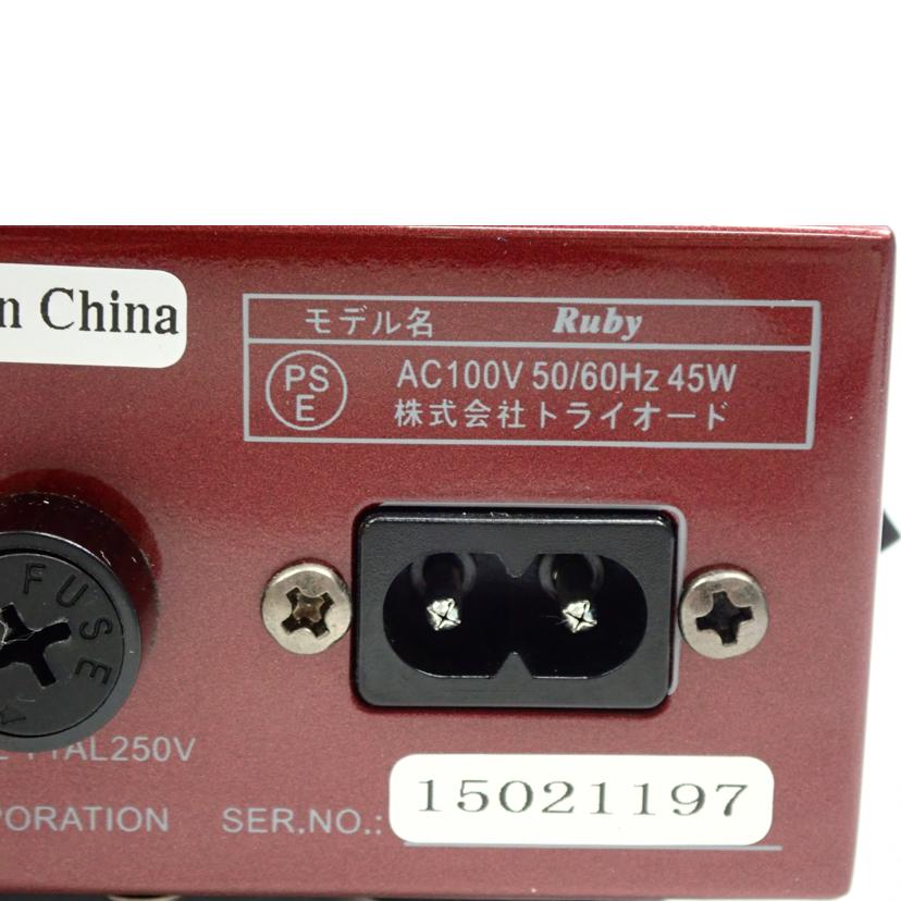 TRIODE TRIODE/真空管アンプ/Ruby//15021197/Bランク/62