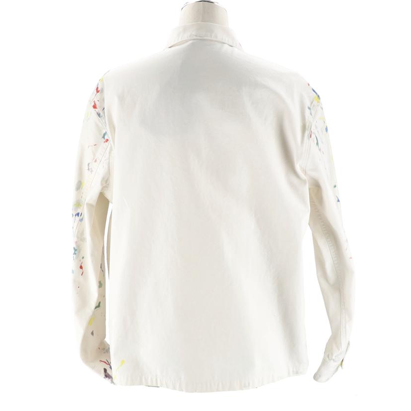 DIOR／29 ﾃﾞｨｵｰﾙ/DIOR　ペイント加工　ロゴ刺　ジャケット／＃52/243M646AT461_C020//2021SS/ABランク/75