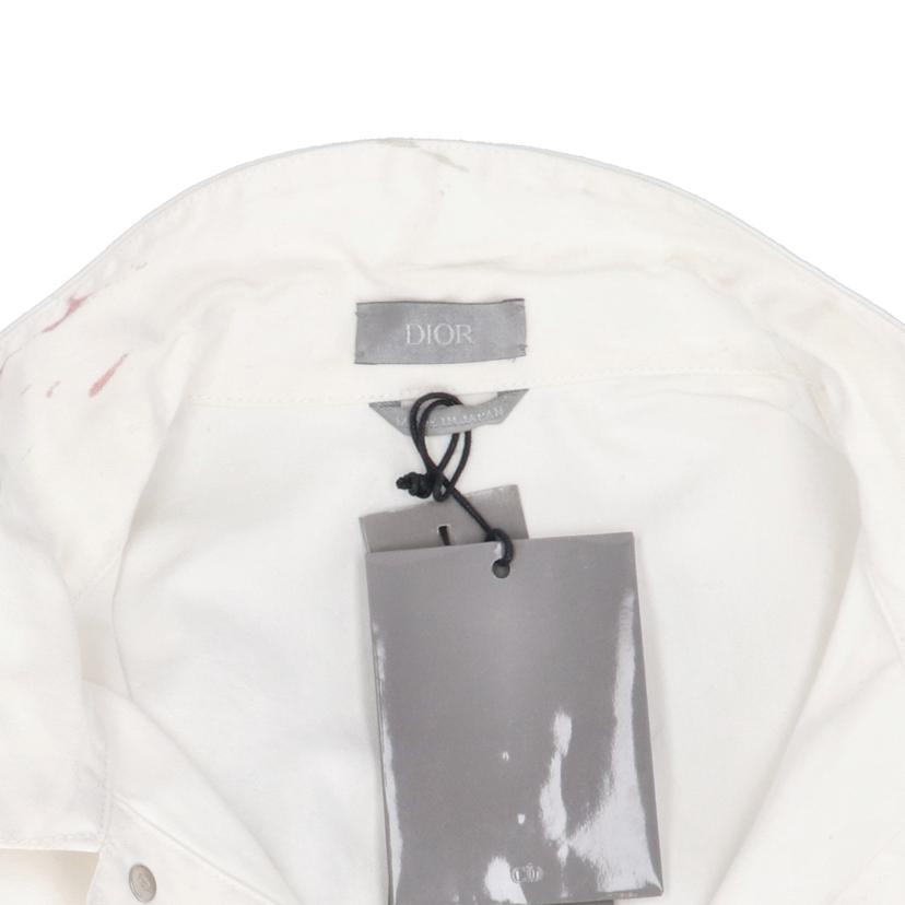 DIOR／29 ﾃﾞｨｵｰﾙ/DIOR　ペイント加工　ロゴ刺　ジャケット／＃52/243M646AT461_C020//2021SS/ABランク/75