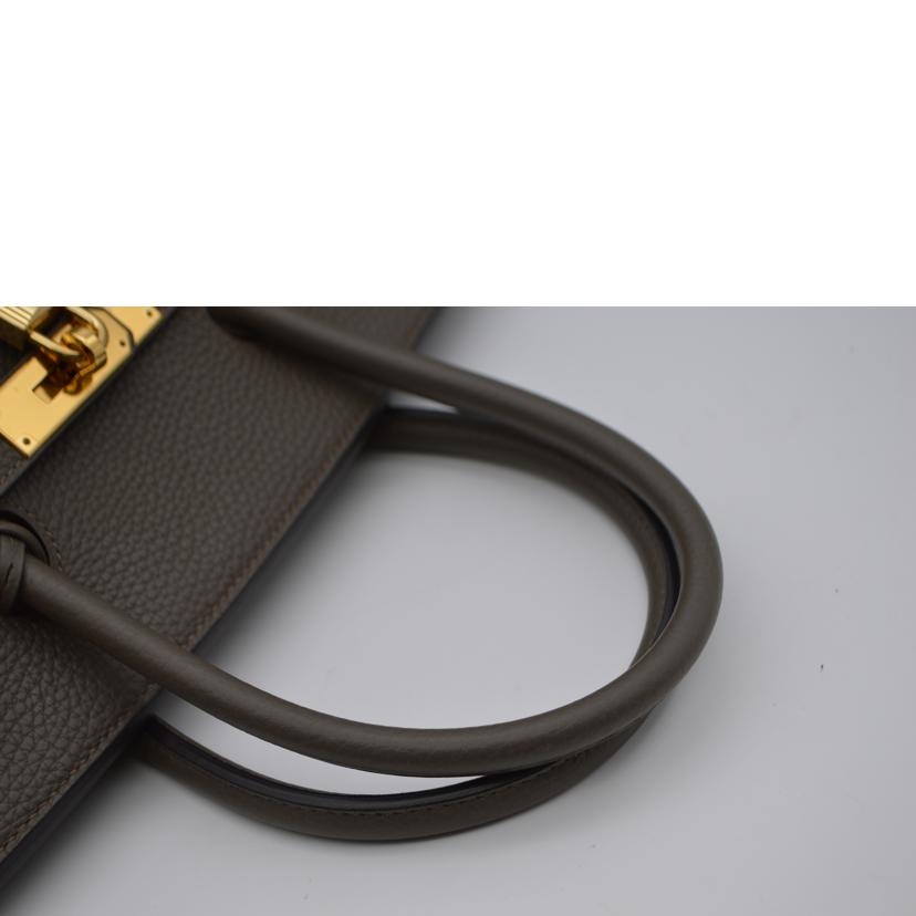 HERMES エルメス/バーキン35／トゴ／グリメイヤー//T S**************/Aランク/89