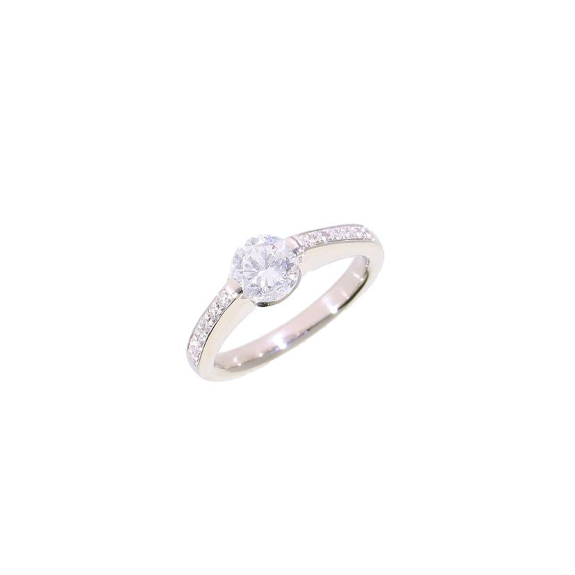 /◎Pt900ダイヤリング1．014／0．13ct//Aランク/59