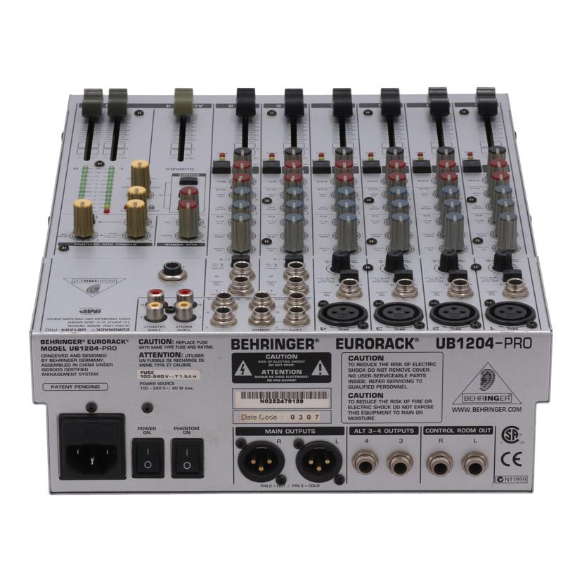 BEHRINGER ベリンガー　/アナログミキサー／EURORACK　/UB1204-PRO//N0252479159/Bランク/69