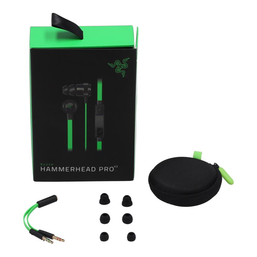 Razer レイザー　/マイク付きゲーミングイヤホン／Hammerhead　Pro　V2/RZ04-01730100-R3A1//AC2115D00601163/Bランク/24