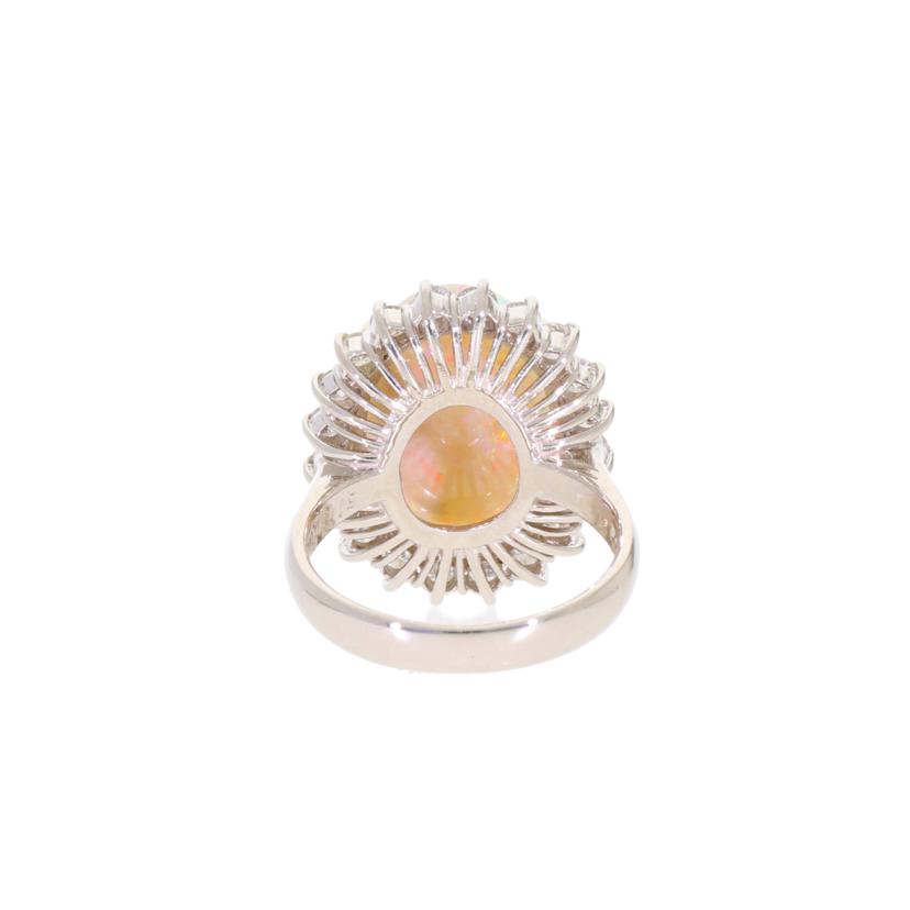 /◎Pt900オパールダイヤリング5．17／D1．02ct//Aランク/59