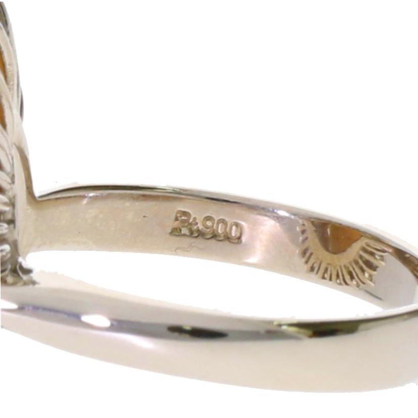 /◎Pt900オパールダイヤリング5．17／D1．02ct//Aランク/59