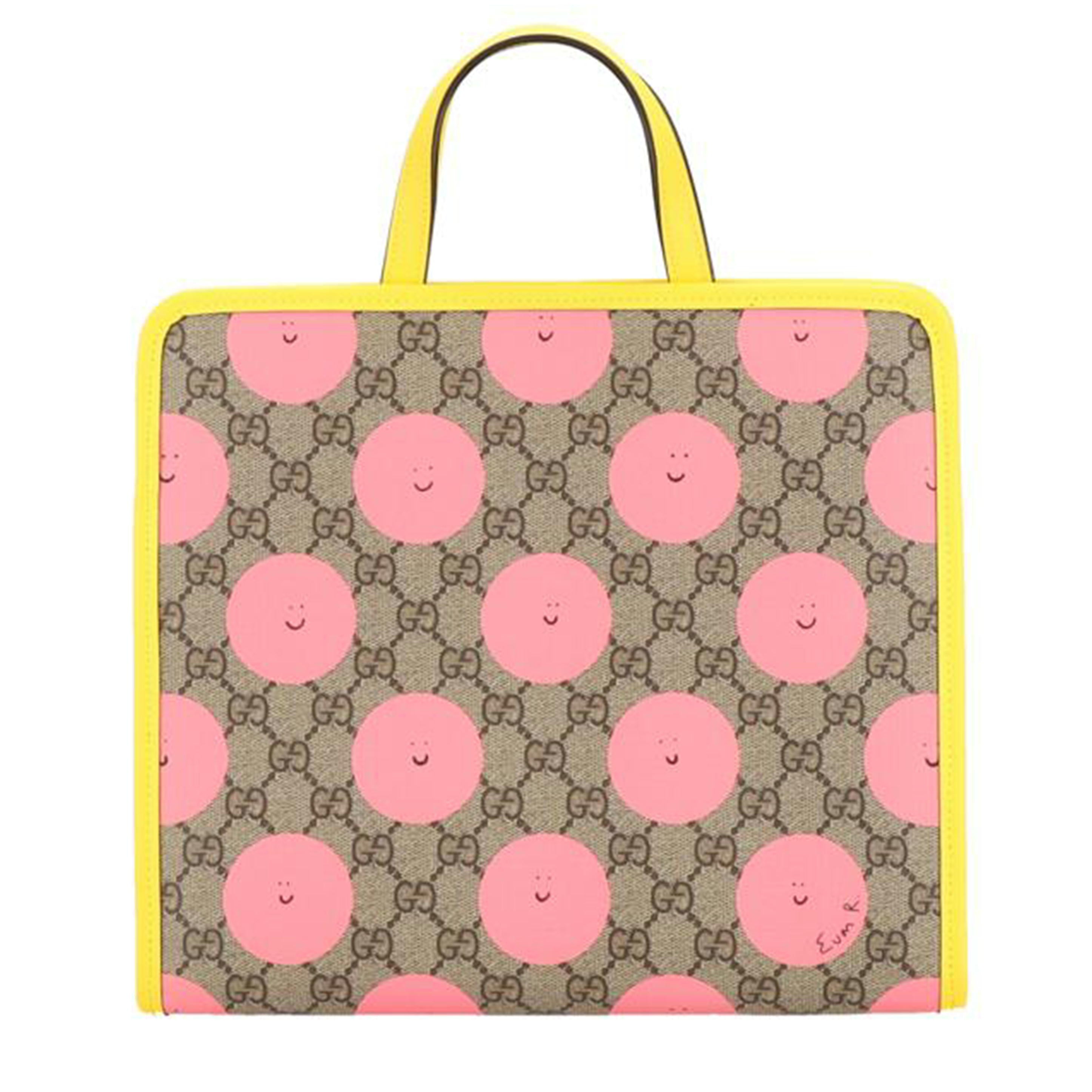 GUCCI グッチ/グッチチルドレン/ユアンロバーツ/スマイルトート/605614//650***/Aランク/91