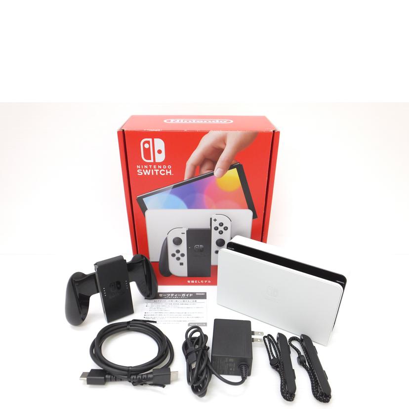 nintendo 任天堂/有機ELモデルスイッチ本体ホワイト/HEG-S-KAAAA//XTJ1056675479/ABランク/88