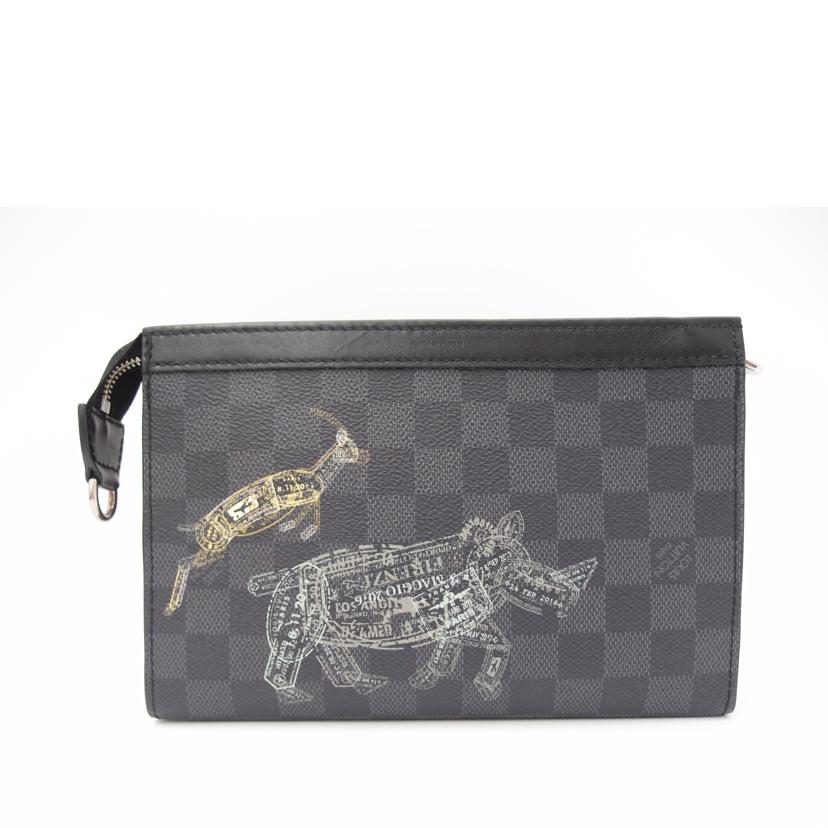 LOUIS　VUITTON/ガストン・ウエアラブル／ダミエグラフィット/N64608//RFI****/Aランク/69