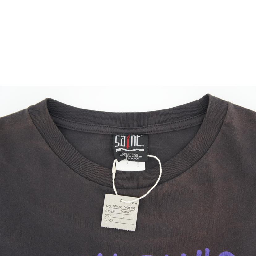 SAINT　MICHAEL セントマイケル/SAINT　MICHAEL　村上隆コラボ／ヴィンテージ加工半袖Tシャツ/SM-A21-0000-072//ｻｲｽﾞ:L/Bランク/19