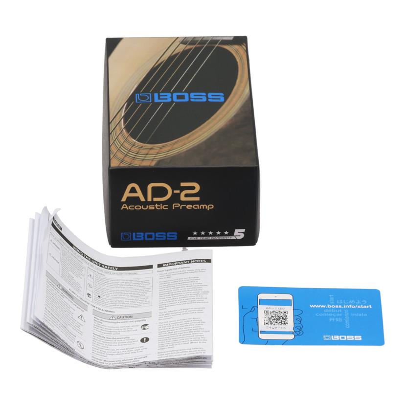BOSS ボス/エフェクター/アコギ用プリアンプ/AD-2//Z4Q9745/ABランク/78